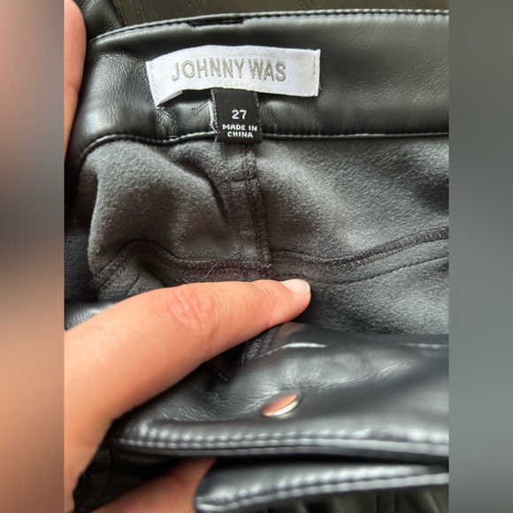 Johnny Was Faux Leather Pants!! - Picture 1 of 4